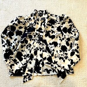 Who What Wear Puff Shoulder Blouse